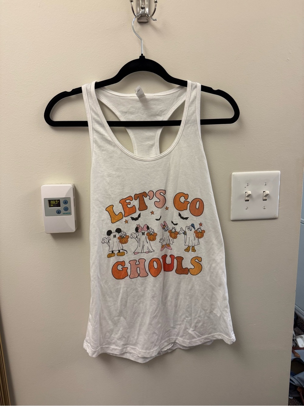 disney halloween inspired tank top